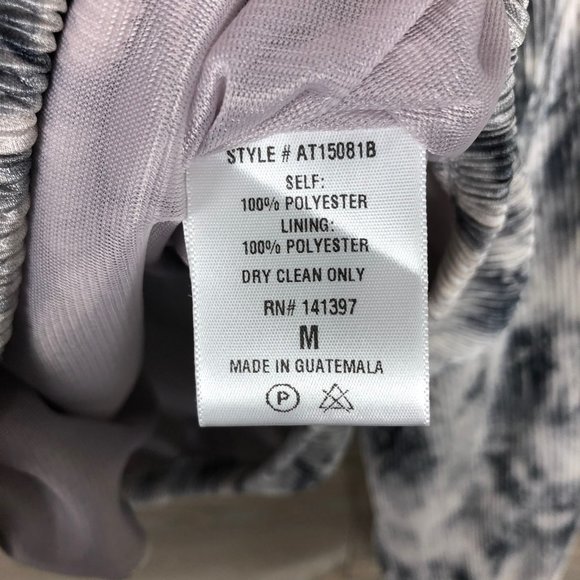 Astr Tie-Dye Blouse in Black and White - Picture 11 of 13